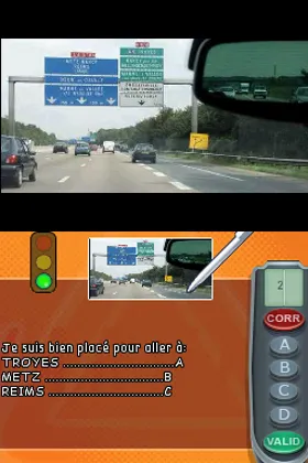 Warning - Code de la Route (France) screen shot game playing